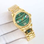 MAD Factory ROLEX 31mm Datejust I Malachite Green Dial Watch